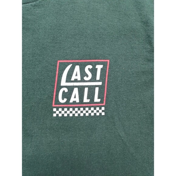 Last Call Co Grim Reaper T-Shirt Men's Medium Green Short Sleeve - Picture 4 of 8